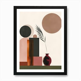 Minimalist abstract wall art 1 Art Print