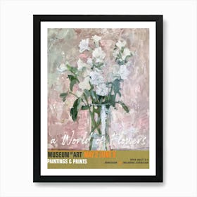 A World Of Flowers, Van Gogh Exhibition Freesia 3 Art Print