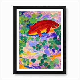 Japanese Giant Salamander Matisse Inspired Art Print