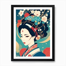 Asian Woman 4 Art Print