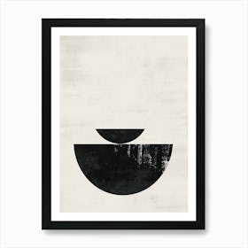 Ayr Stone Park Bauhaus Minimalist Art Print