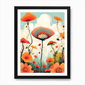 Poppies 64 Art Print