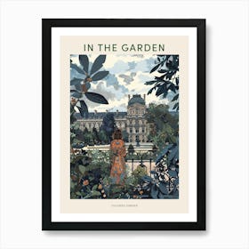 In The Garden Poster Tuileries Garden France 3 Art Print