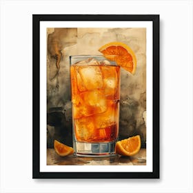 Orange Iced Tea 15 Art Print