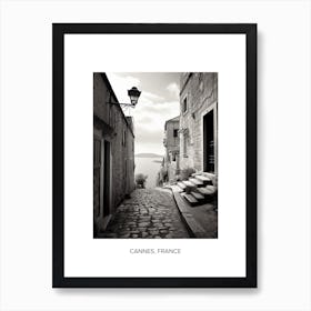 Poster Of Dubrovnik, Croatia, Photography In Black And White 3 Art Print