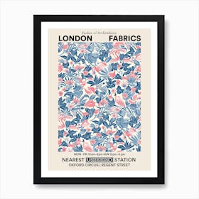 Poster Floral Charm London Fabrics Floral Pattern 1 Art Print