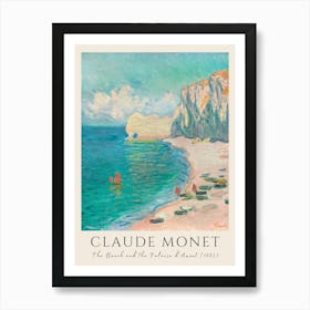 Claude Monet The Beach And The Flamingo Art Print