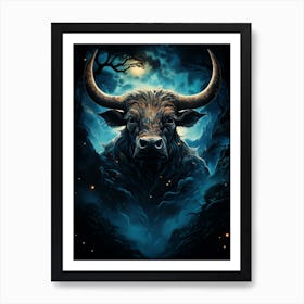 A Bull Art Print