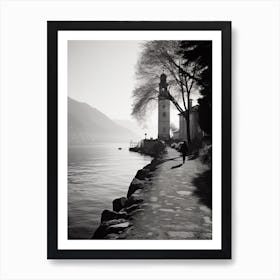 Como, Italy,  Black And White Analogue Photography  3 Art Print