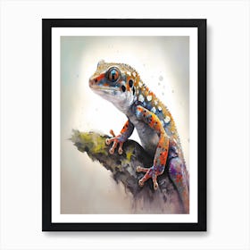 The Gecko Art Print