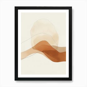 Sand abstract Art Print