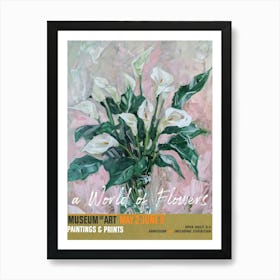 A World Of Flowers, Van Gogh Exhibition Calla Lily 4 Art Print