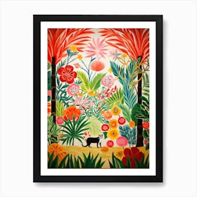 Miami Beach, Florida, Matisse And Rousseau Style 2 Art Print