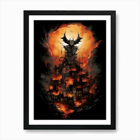 Batman Arkham City 3 Art Print