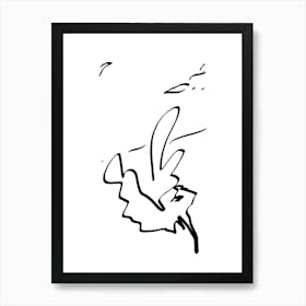Fly. Art Print