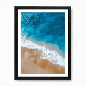 Aerial View Of A Beach 16 Art Print