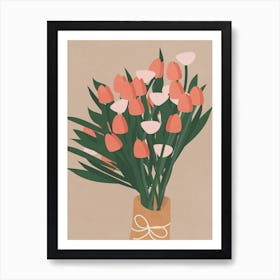 Tulips Bouquet Poster