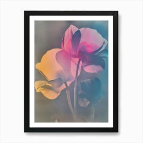 Iridescent Flower Veronica Flower Art Print