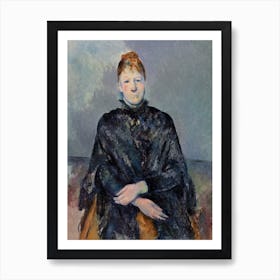 Madame Cézanne, Paul Cézanne Art Print