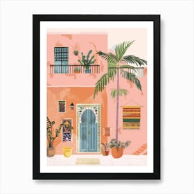 House In Morocco 1 Art Print