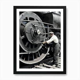 The Old Railroad Reimagined 13 Art Print