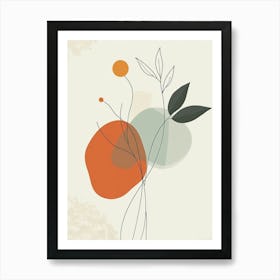 Abstract Flower 1 Art Print