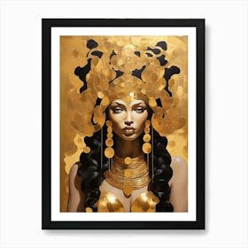 Gold Goddess Art Print 1 Art Print