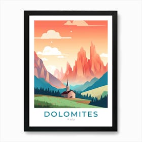 Italy Dolomites Travel 1 Art Print