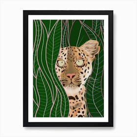 The Leopard Art Print