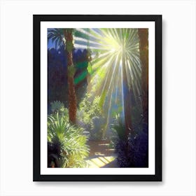 Marrakech Botanical Garden, Morocco Classic Painting Art Print