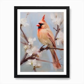 Bird Painting Northern Cardinal 4 Art Print