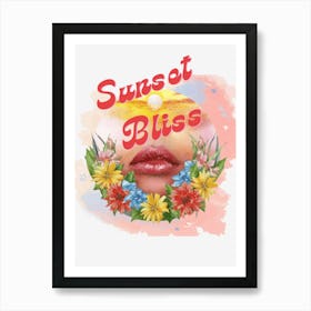 Sunset Bliss 1 Art Print