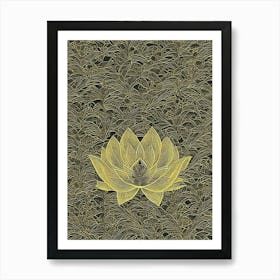 Lotus Flower Art Print