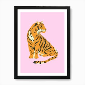 Tiger Portrait Art Print