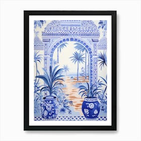 Asian Garden 1 Art Print