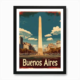 Aihrgdesign A Vintage Travel Poster Of Buenos Aires Poster