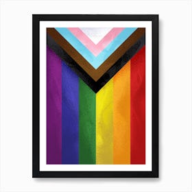 Pride LGBTQ Flag Art Print