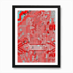 Abstract Red Abstract Art Print