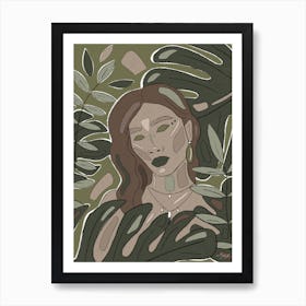 Green Jungle Dream Art Print