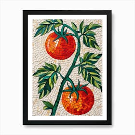 Tomatoes On The Vine Art Print