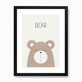 Bear Print Art Print