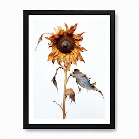 Dead Sunflower 4 Art Print