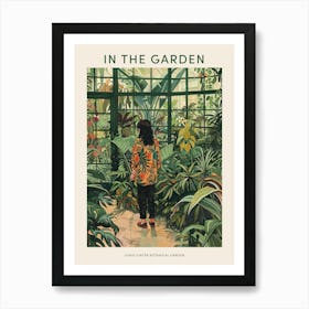 In The Garden Poster Lewis Ginter Botanical Garden Usa 4 Art Print