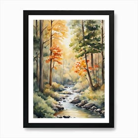 Autumn In The Woods 3 Art Print