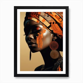 African Beauty 2 Art Print