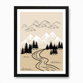 Mountains Poster