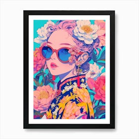 Chinese Girl Art Print