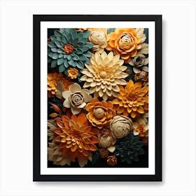 Paper Flowers 1 Poster