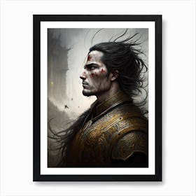 Knight In Armour 1 Art Print
