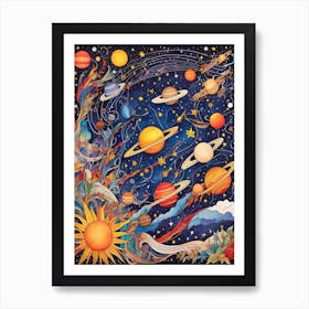 Shooting Stars Art Print